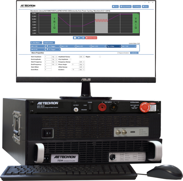 DSR 100-25 Test System - Left Angle View