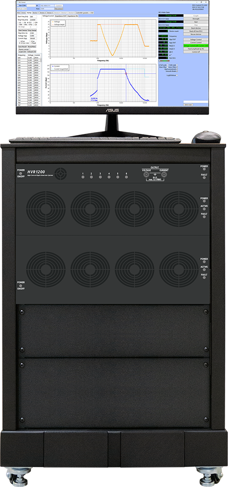 HVR 1200-100Ap-front HVR 1200 High-Current Ripple Generator System